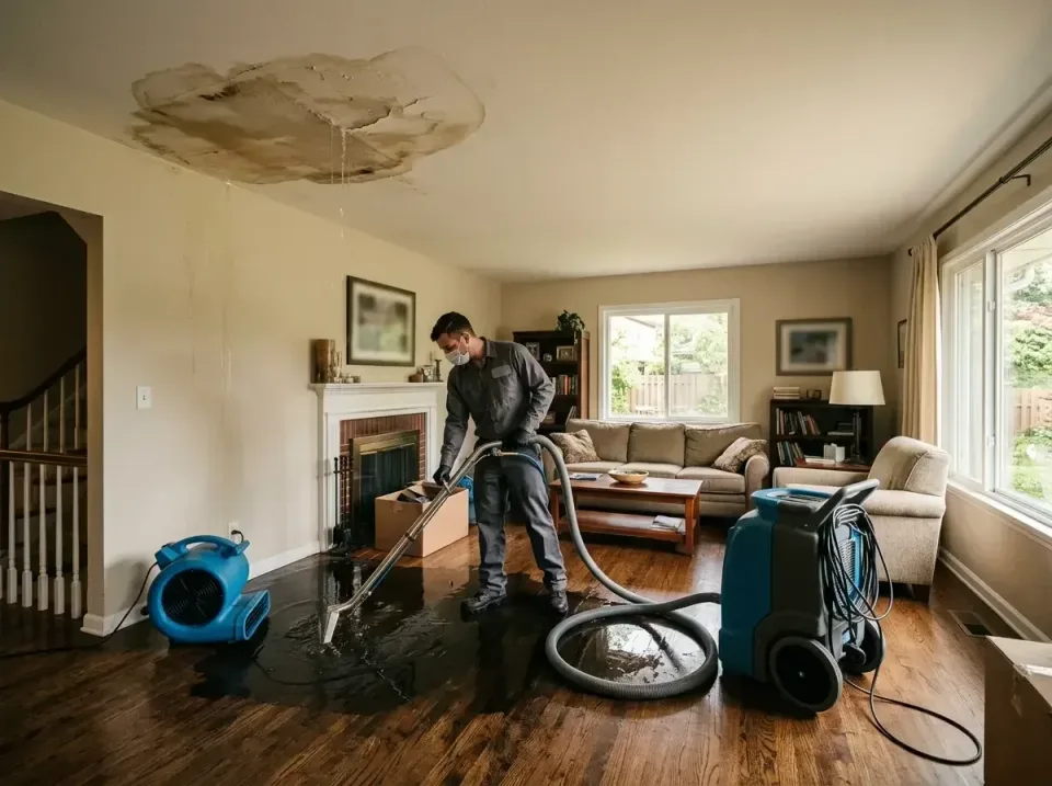 attic-pipe-burst-ceiling-drip-008 — frequently asked questions, Water Damage Restoration & Carpet Care in Greenwood, MO